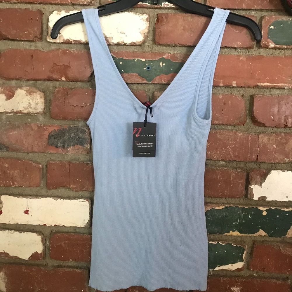 n:PHILANTHROPY BOURBAN RIBBED FITTED TANK Small - Picture 7 of 8